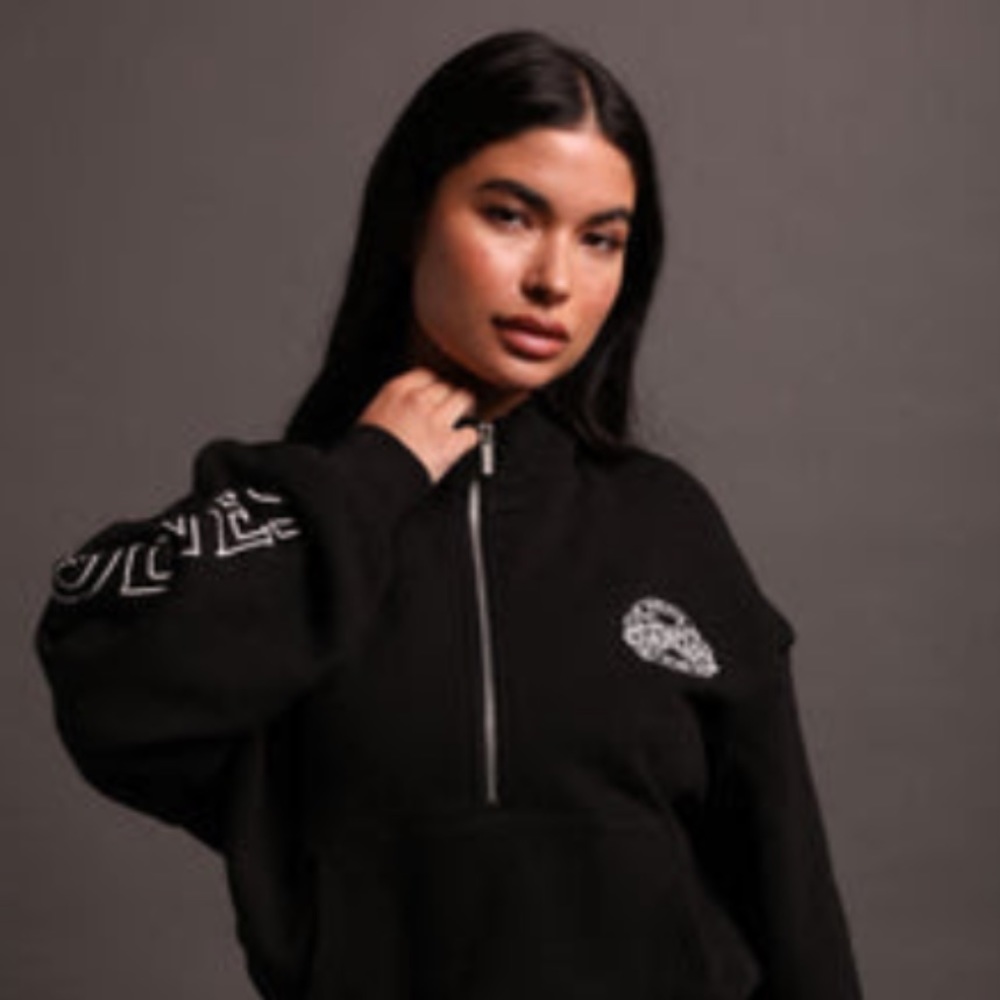 NWT Darc Sport Everson Mockneck Zip Sweater